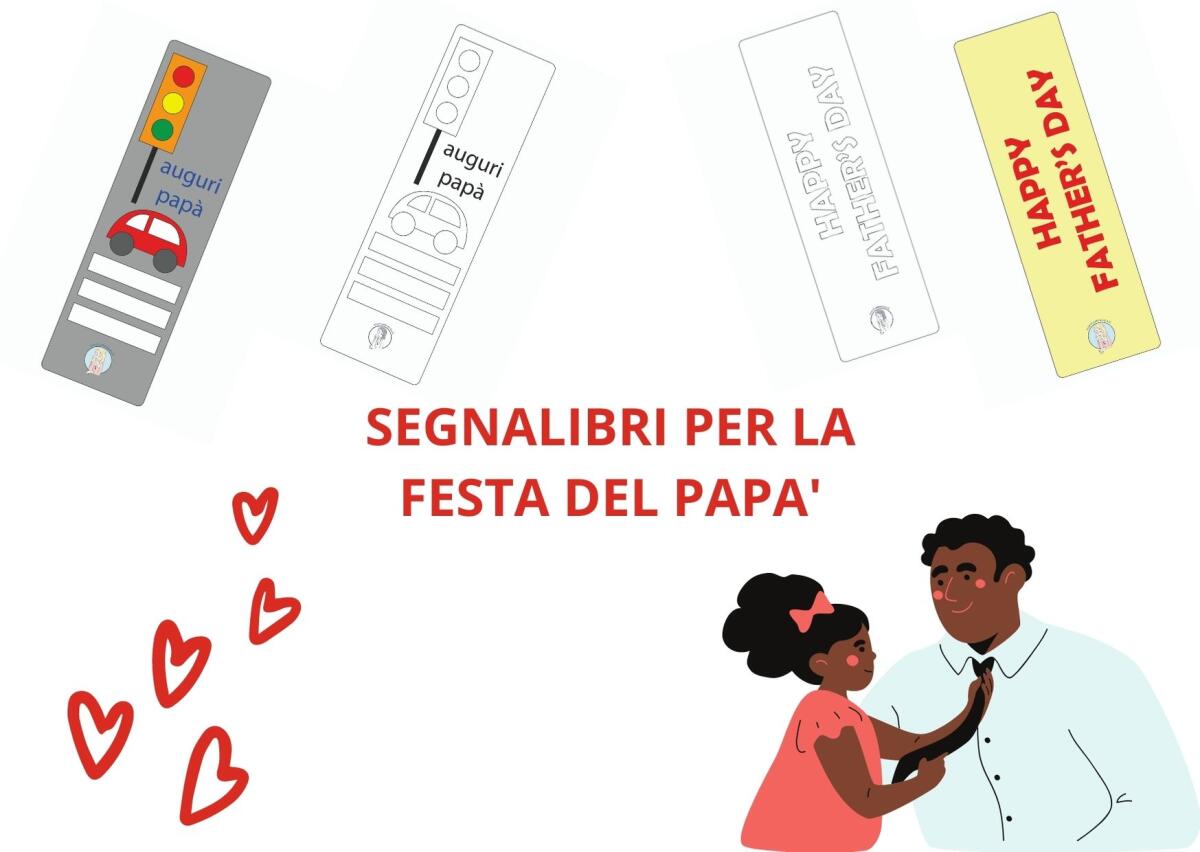 Lavoretto festa del papà per bambini: segnalibro - 