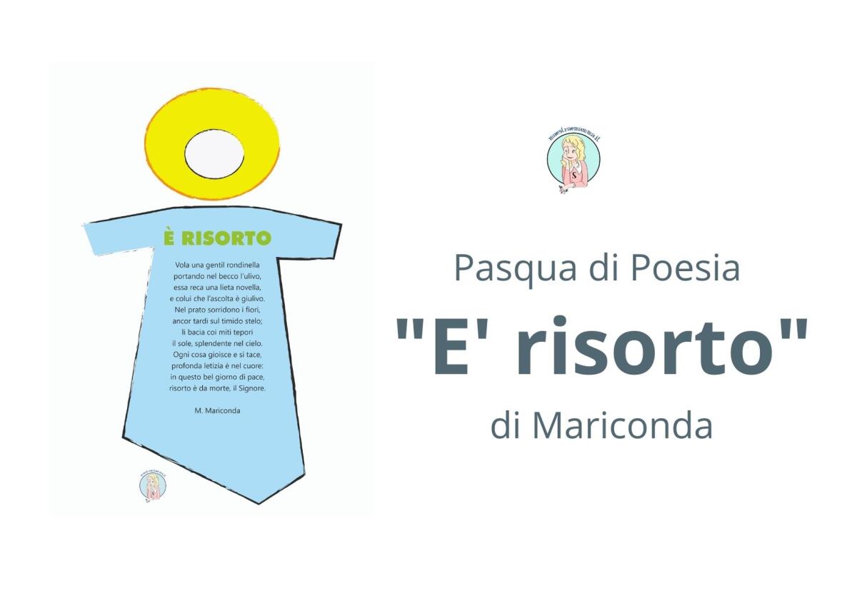 Pasqua di Poesia - "E' risorto" di Mariconda - 