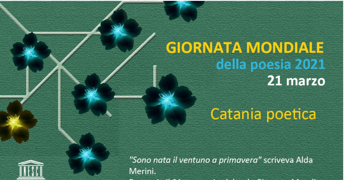 Giornata della poesia: domenica 21 marzo le video-letture online di “Catania poetica” - 