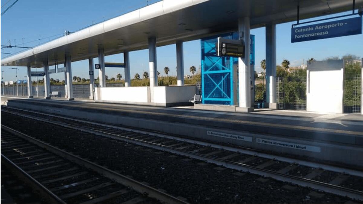 La stazione ferroviaria Catania-Aeroporto è stata finalmente inaugurata e aperta al pubblico - 