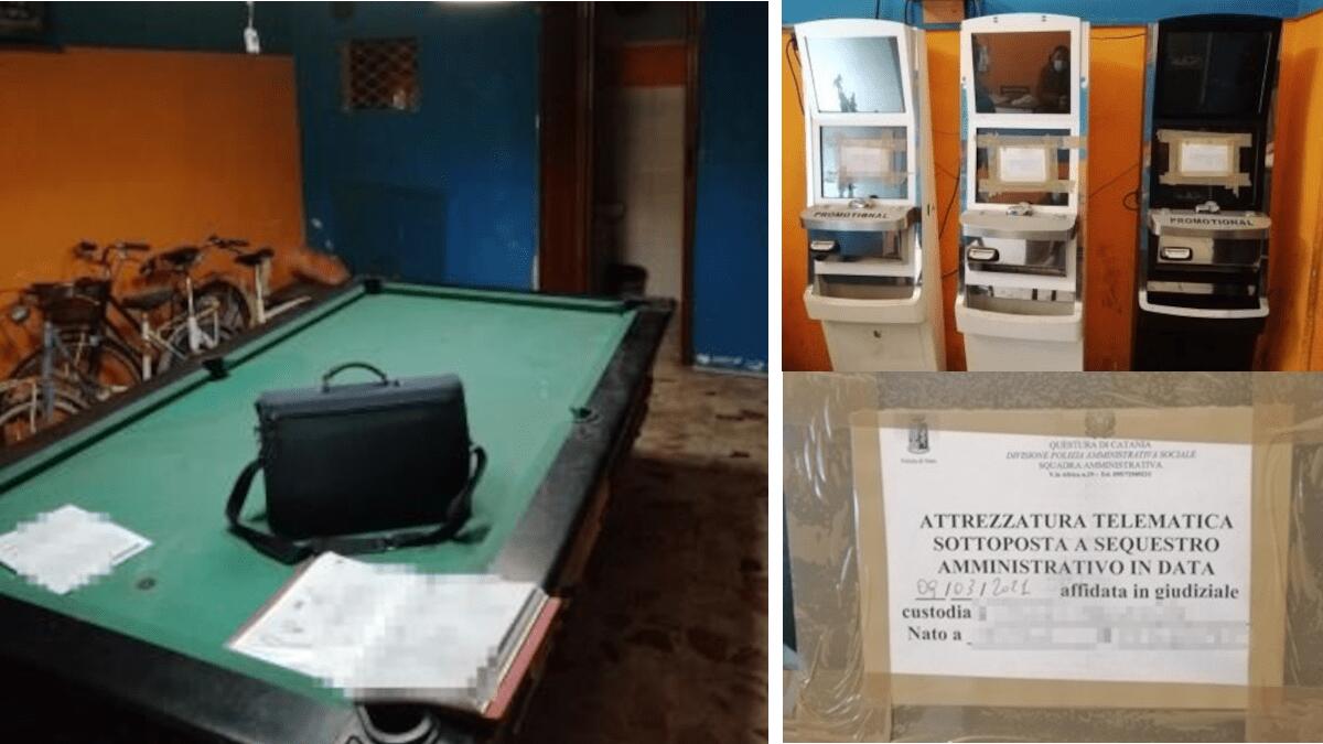 San Cristoforo: scoperta sala giochi abusiva in via Plaia, oltre 30.000 euro di sanzioni - 