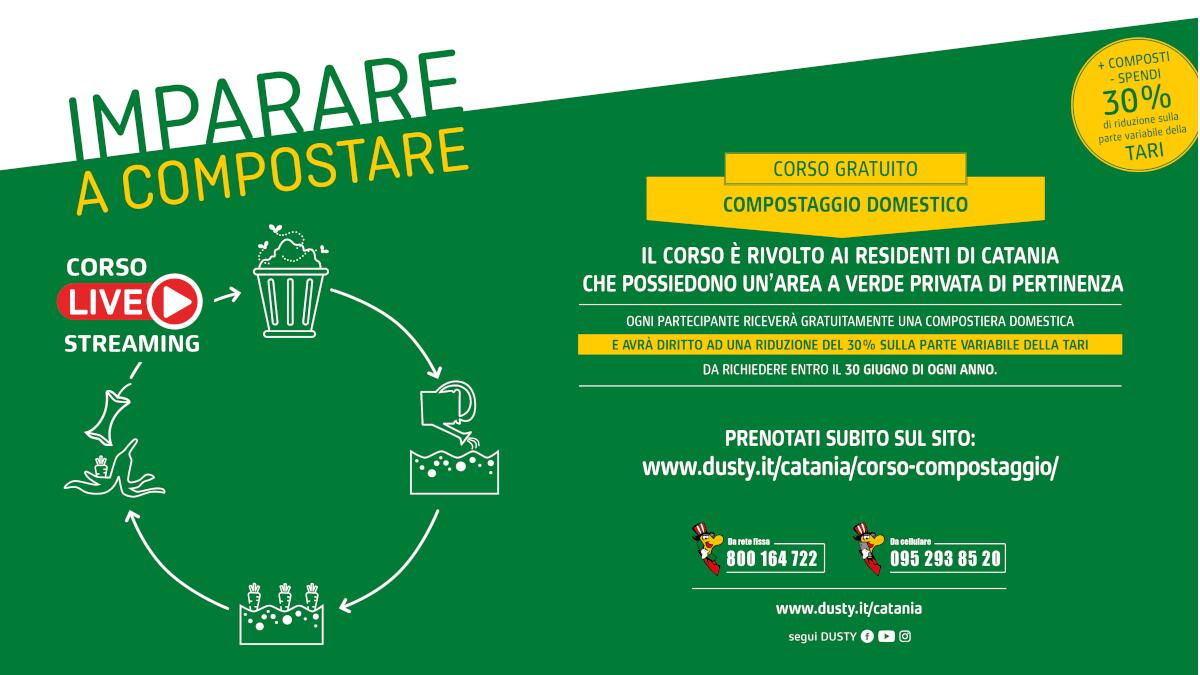 Dusty: corso di compostaggio domestico online, la prima data è sold out - 