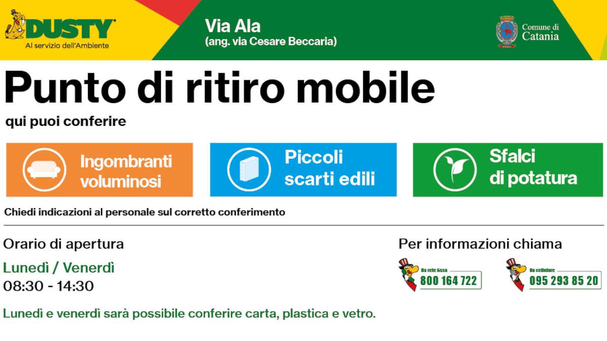 Dusty: pronto all’apertura il nuovo eco punto mobile di via Ala - 