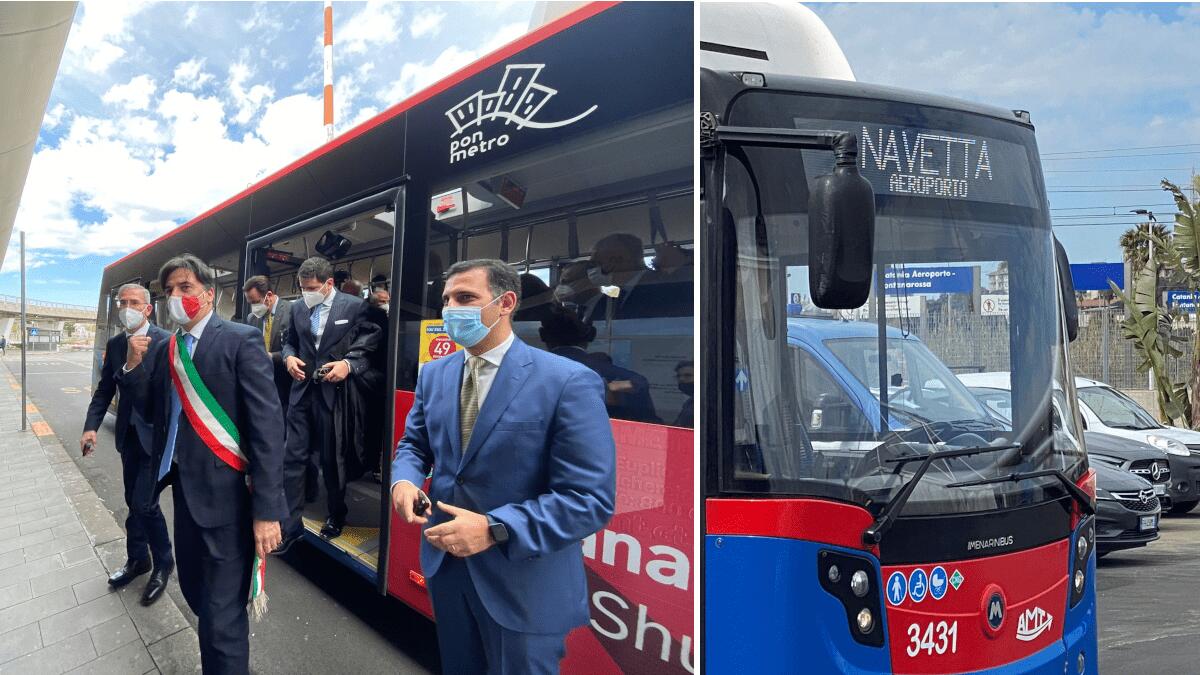 Amt: in seguito all’apertura della stazione ferroviaria Catania-Aeroporto, il servizio bus navetta partirà da domani - 