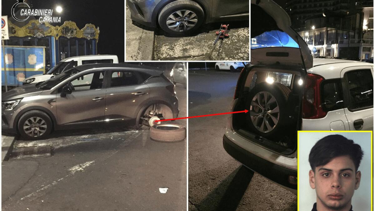 Giovani noleggiano auto per ripulirne un’altra in piazza Del Tricolore - 