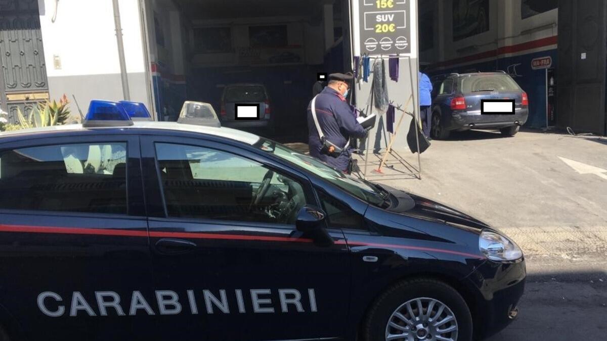 Misterbianco, lavoratori in nero presso un autolavaggio: attività sospesa - 