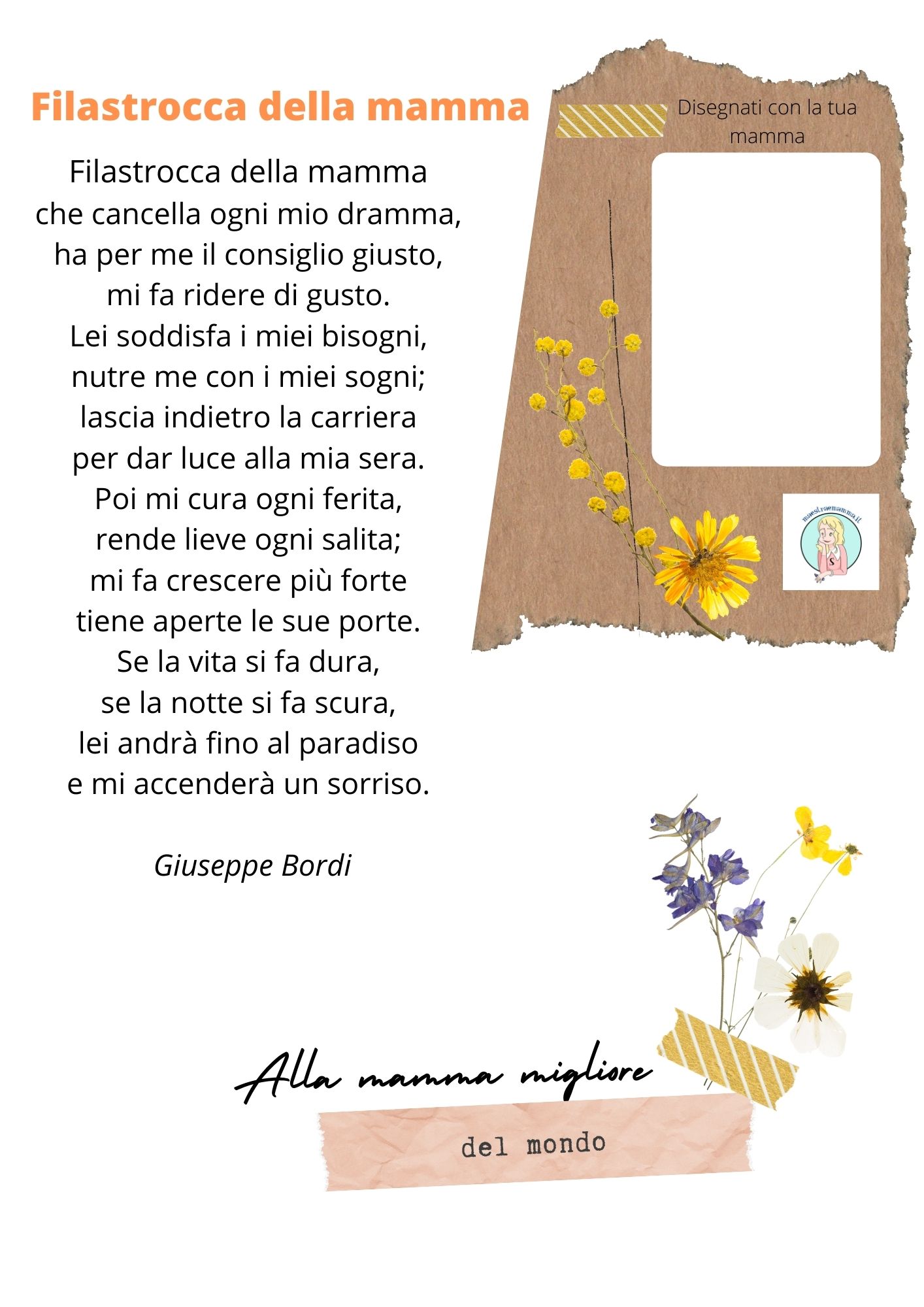 Filastrocca della mamma di Giuseppe Bordi