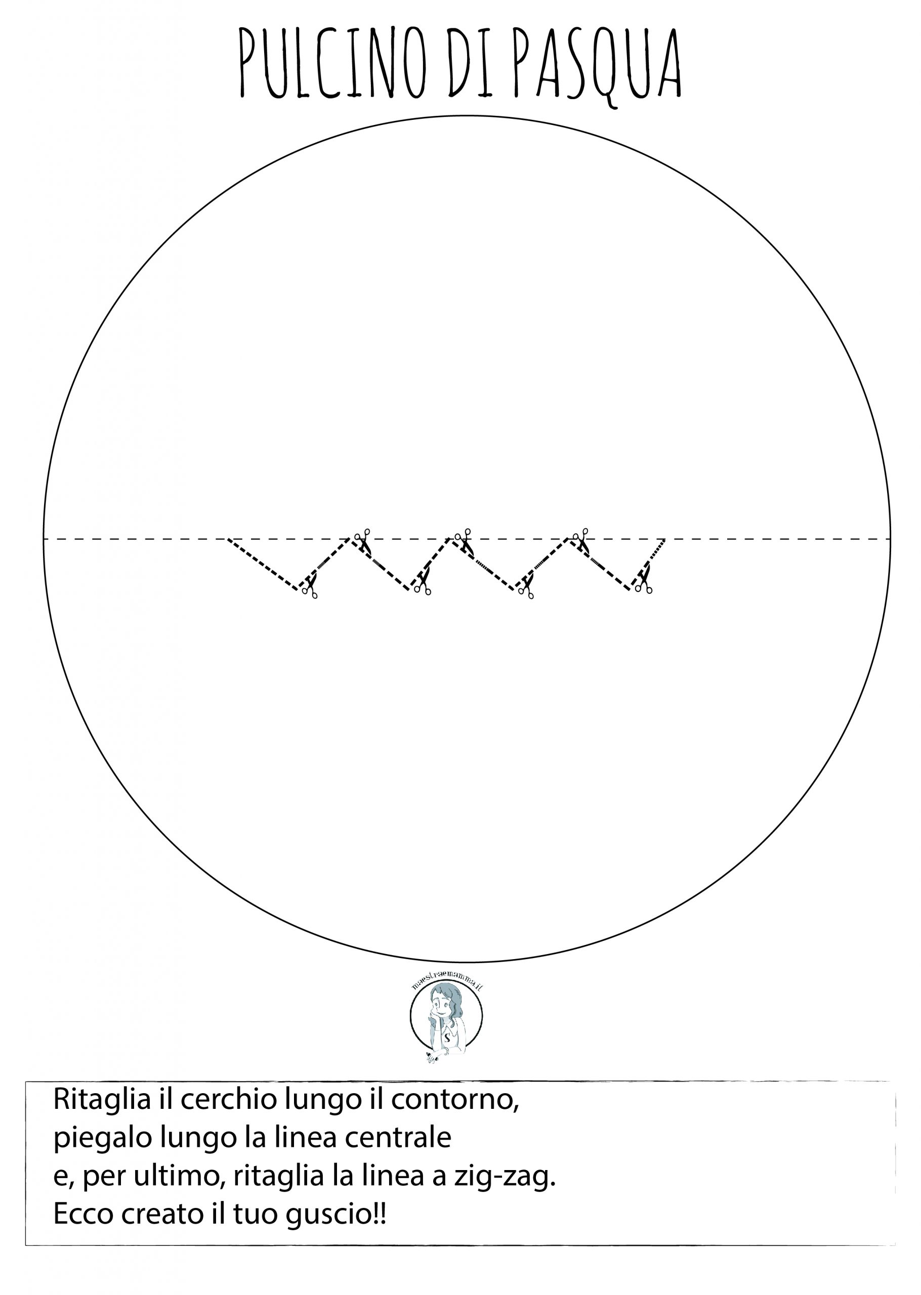 lavoretto per di pasqua costruisci il pulcino di pasqua