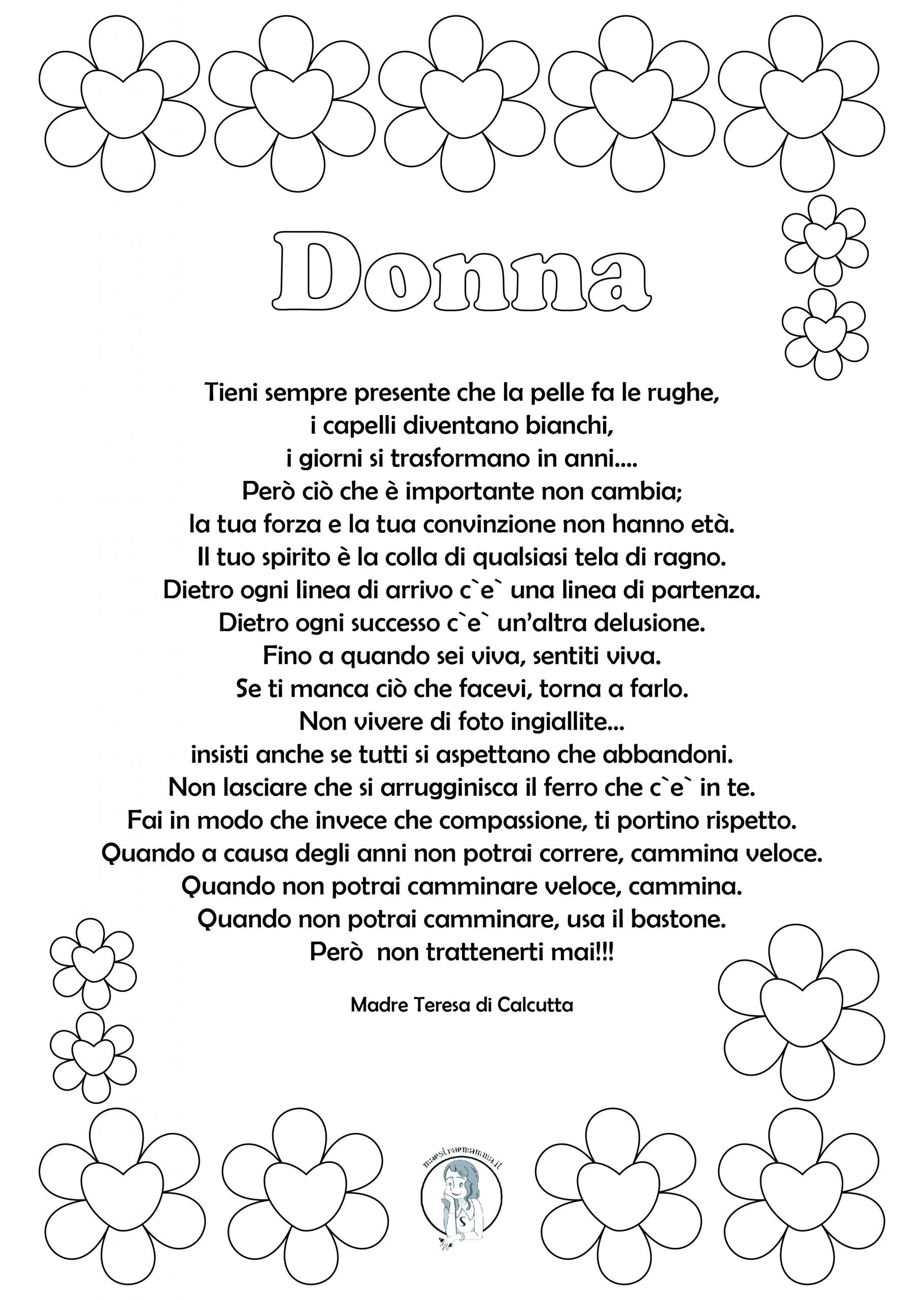 Festa della donna 8 marzo poesia