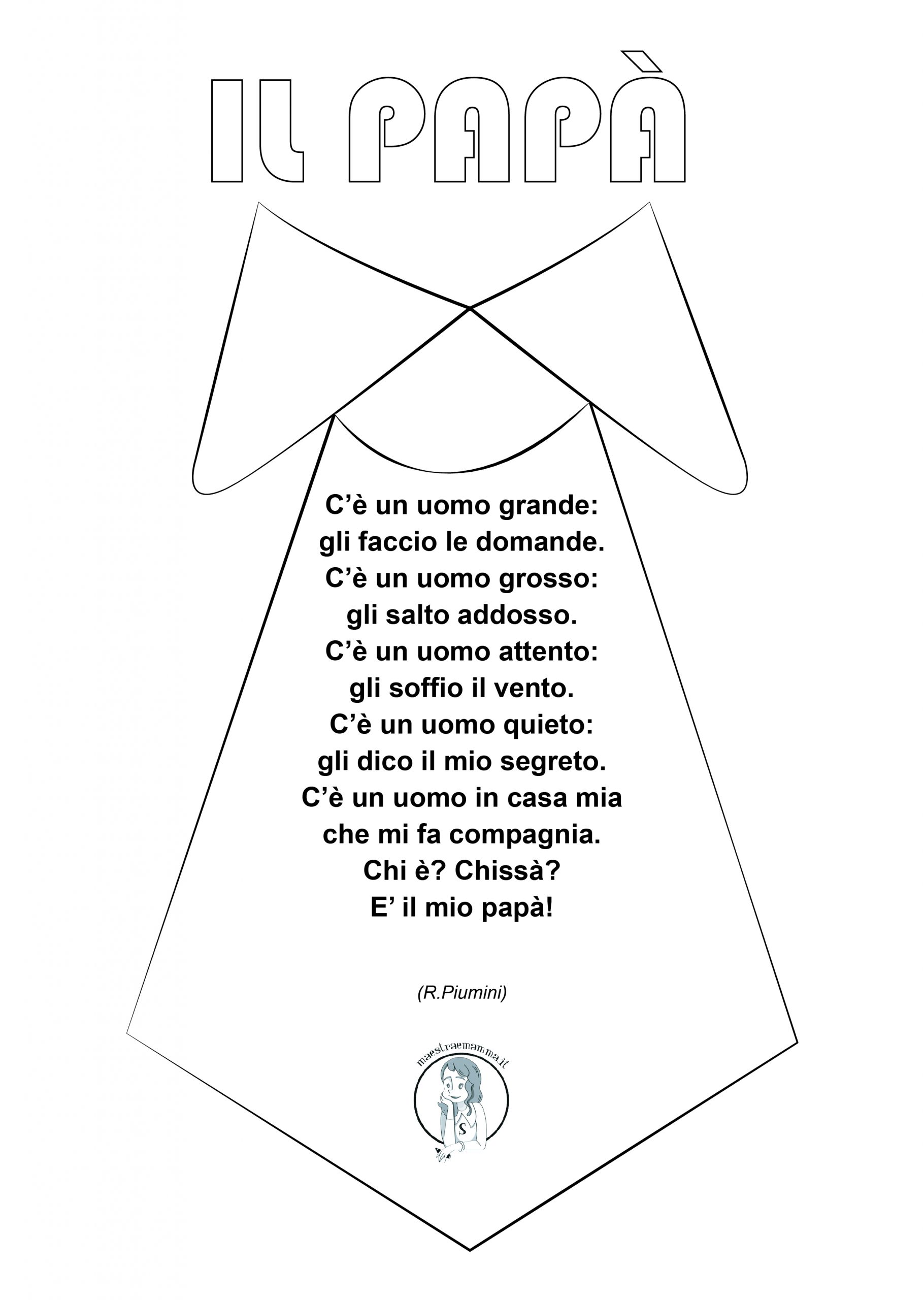 Festa del papa poesia di roberto piumini