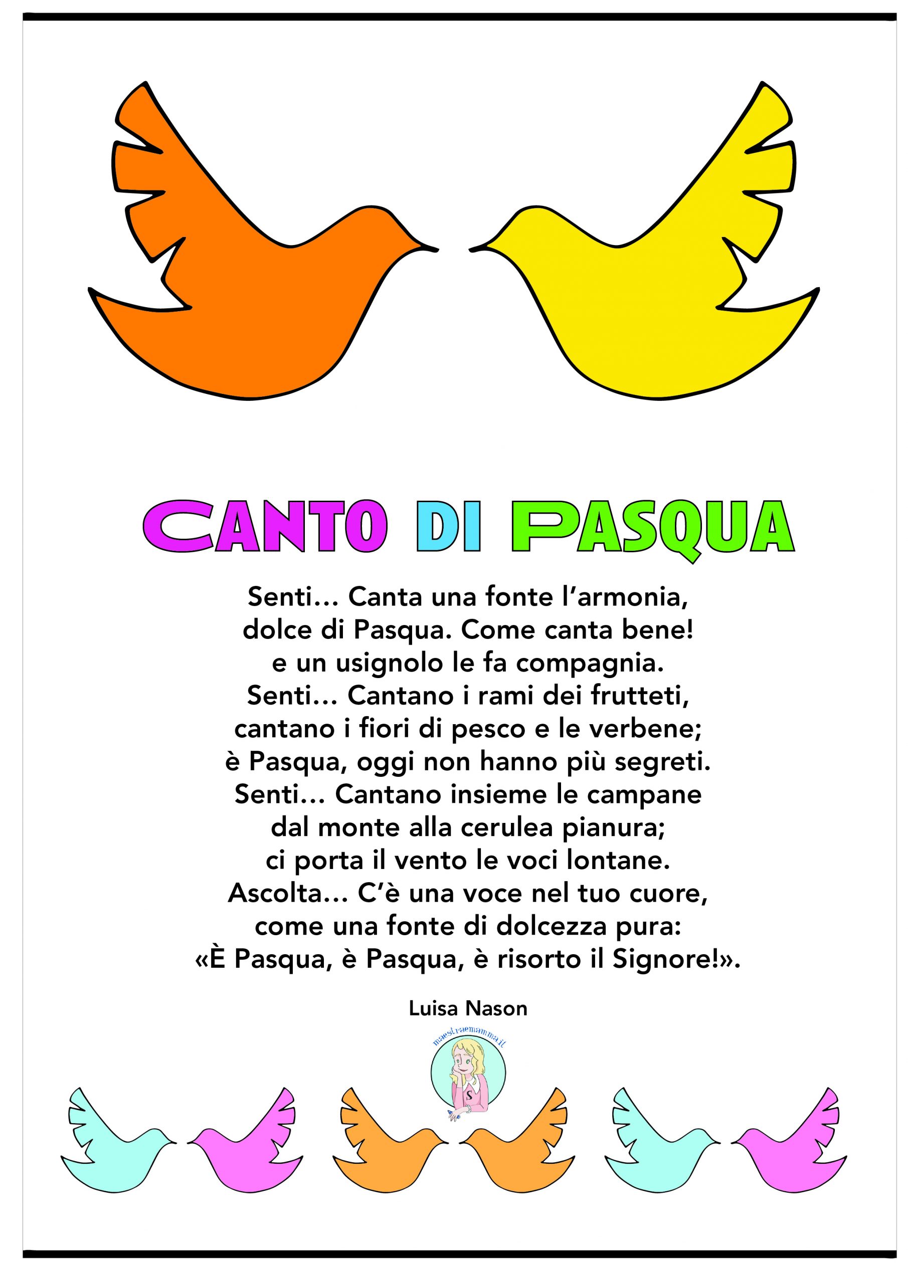 poesia canto di pasqua di Luisa Nason