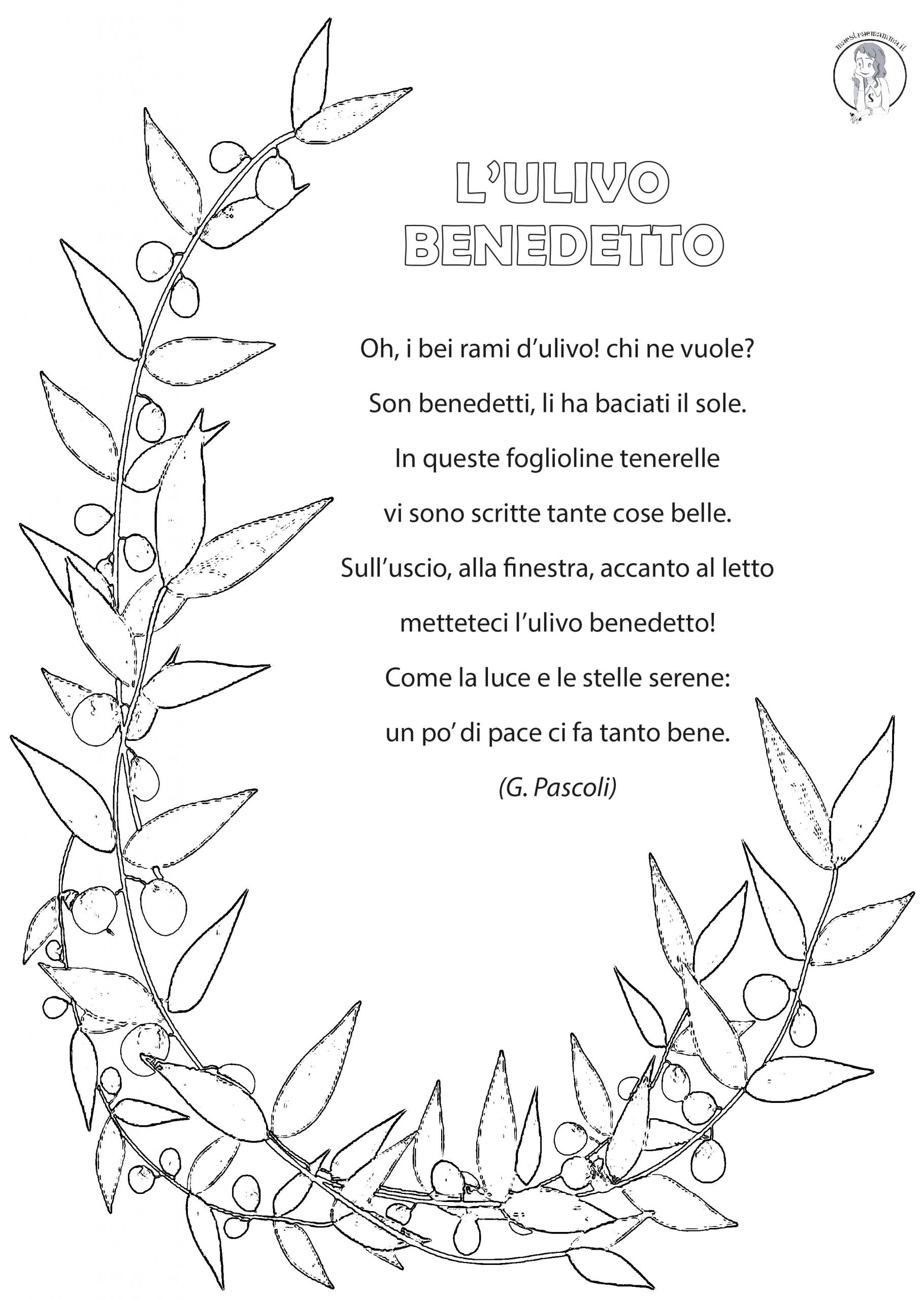 poesia di pasqua l-ulivo benedetto di giovanni Pascoli