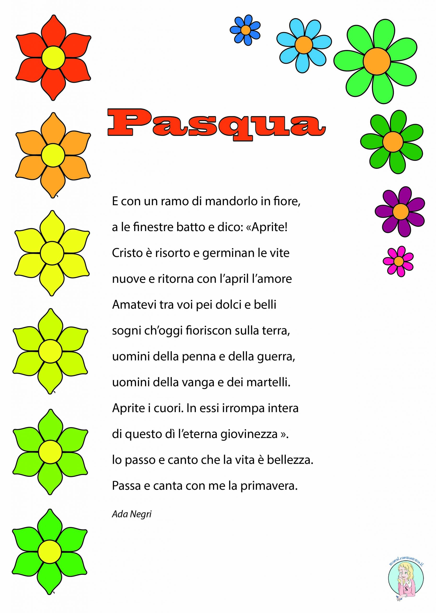 poesia di pasqua ada negri