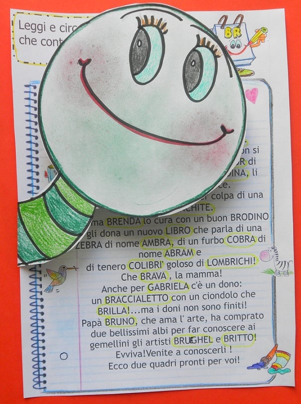 Suoni difficili - schede didattiche suono BR- maestra Pilly Pilly