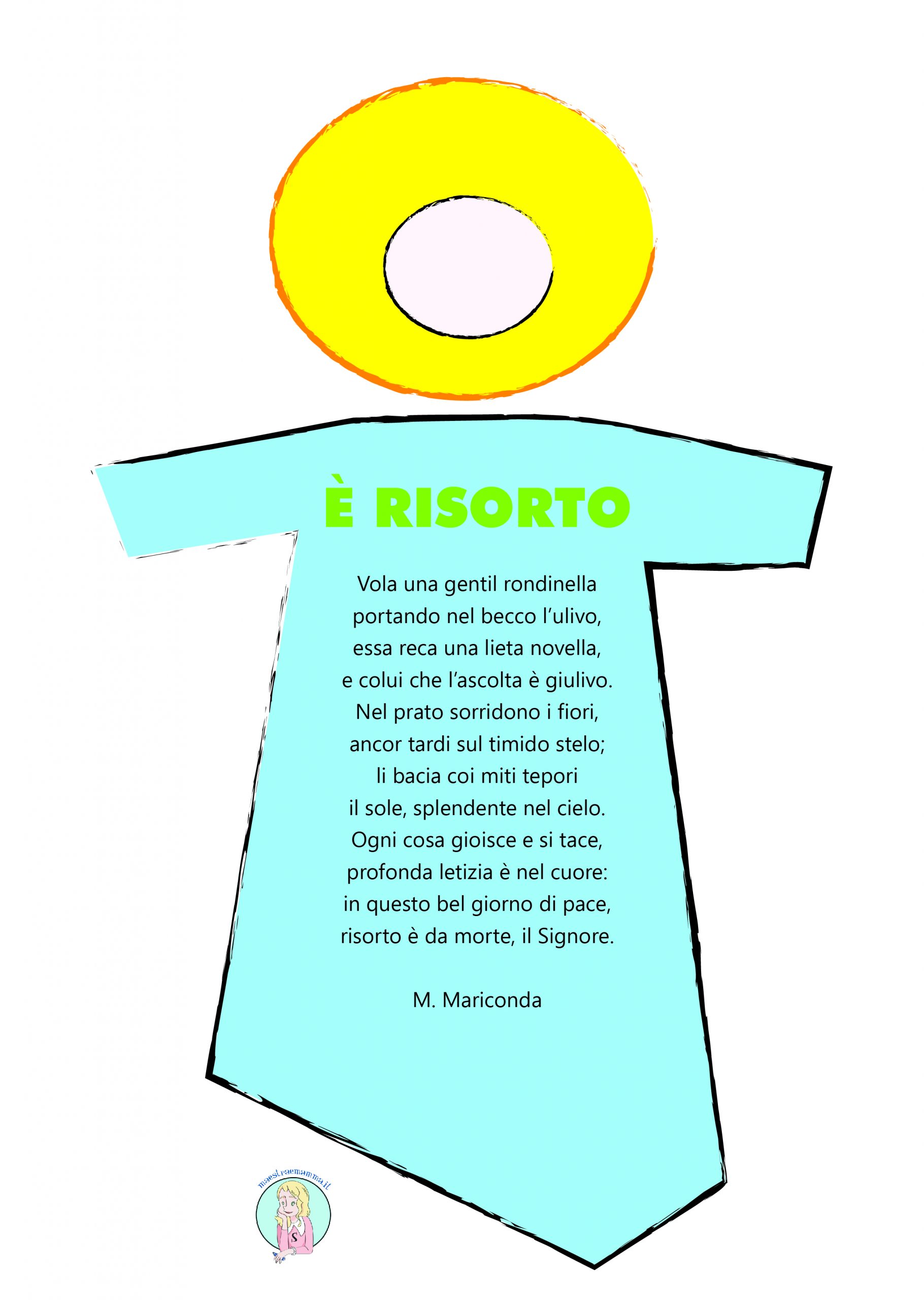 Pasqua-Poesia - E' risorto di Mariconda