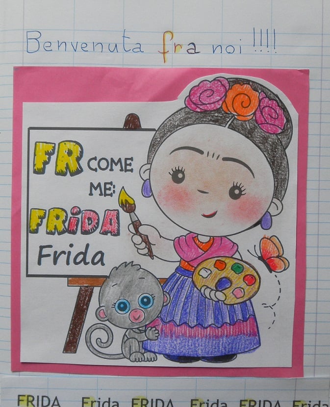 Schede didattiche fra arte ed italiano per rinforzare il suono FR