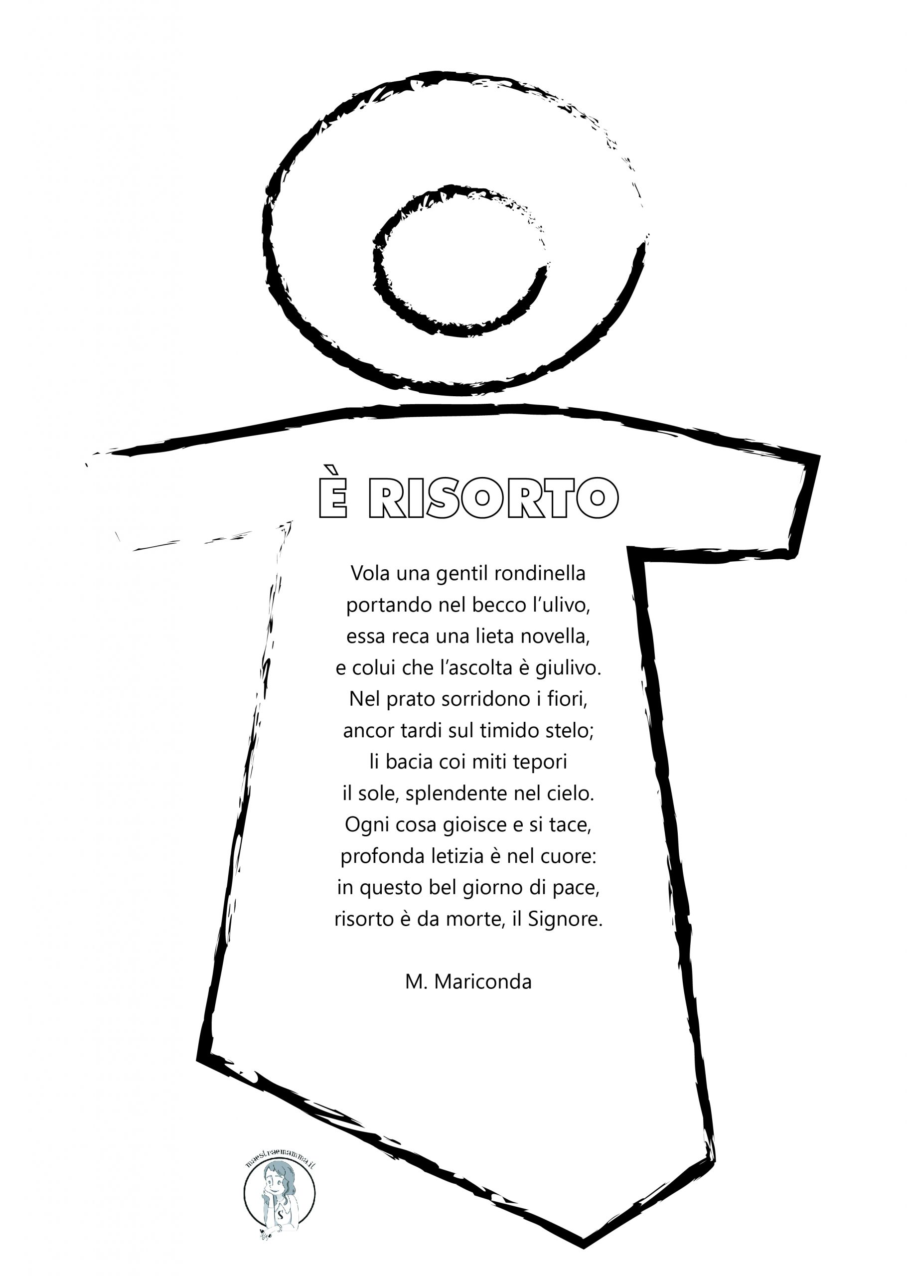 Pasqua-Poesia - E' risorto di Mariconda