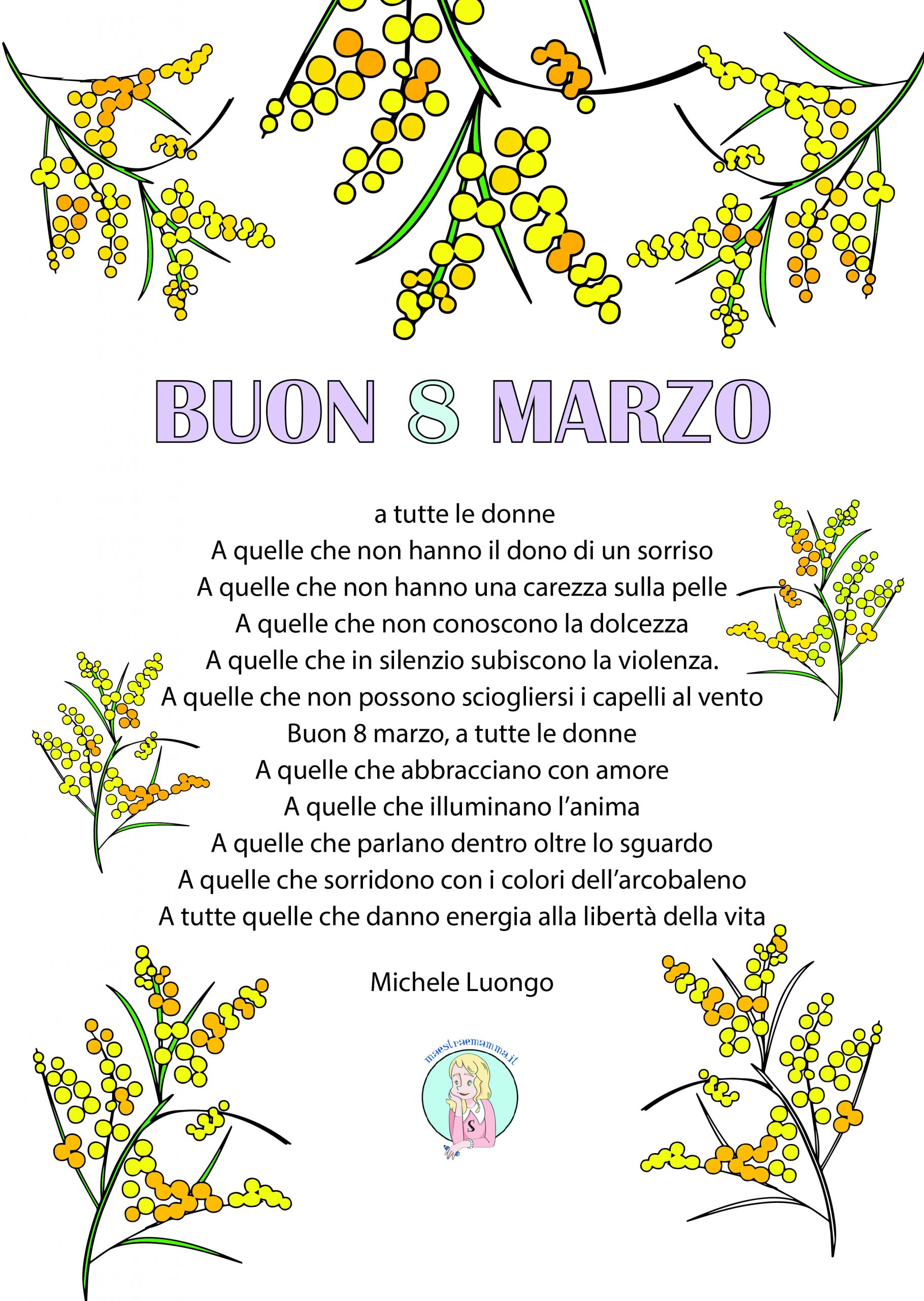 Festa della donna 8 marzo poesia