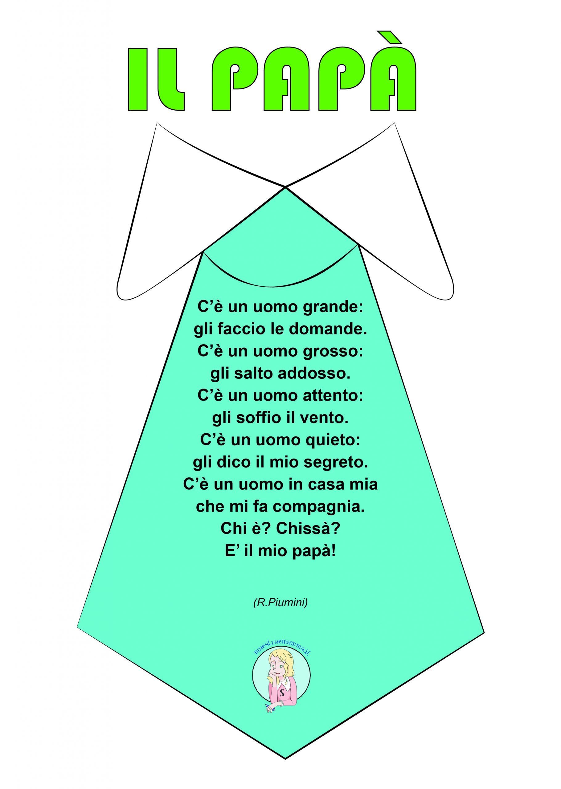 Festa del papa poesia di roberto piumini
