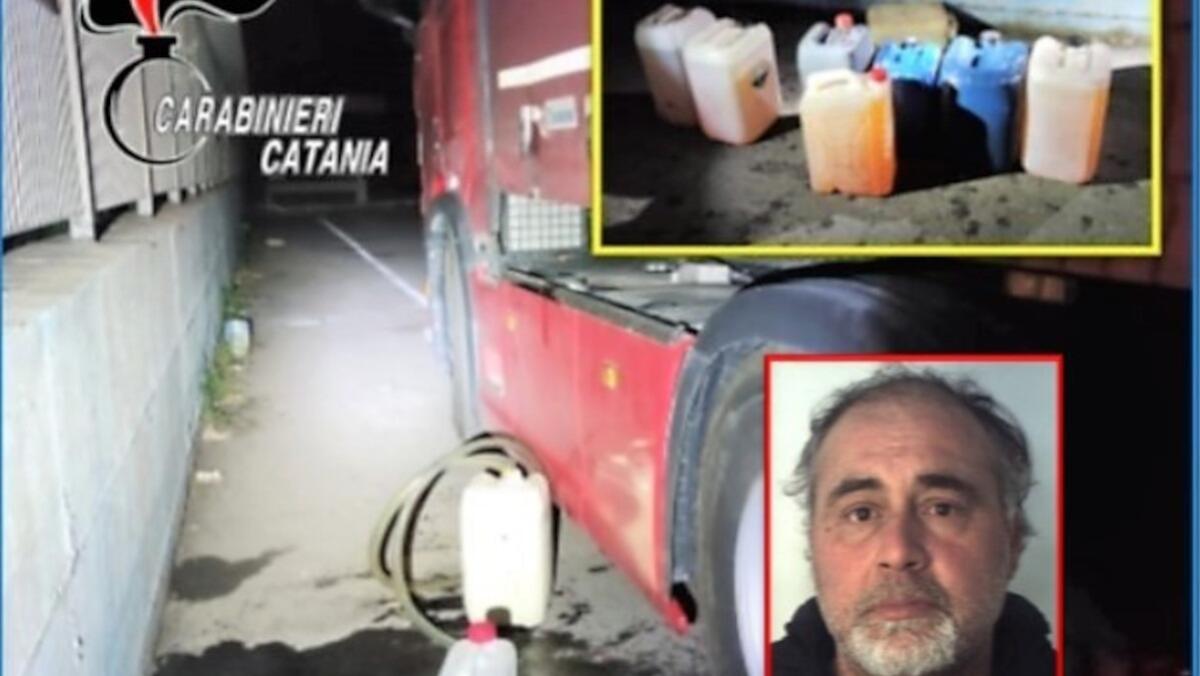 Furto di gasolio a Catania: 53enne sorpreso con 200 litri di carburante - 