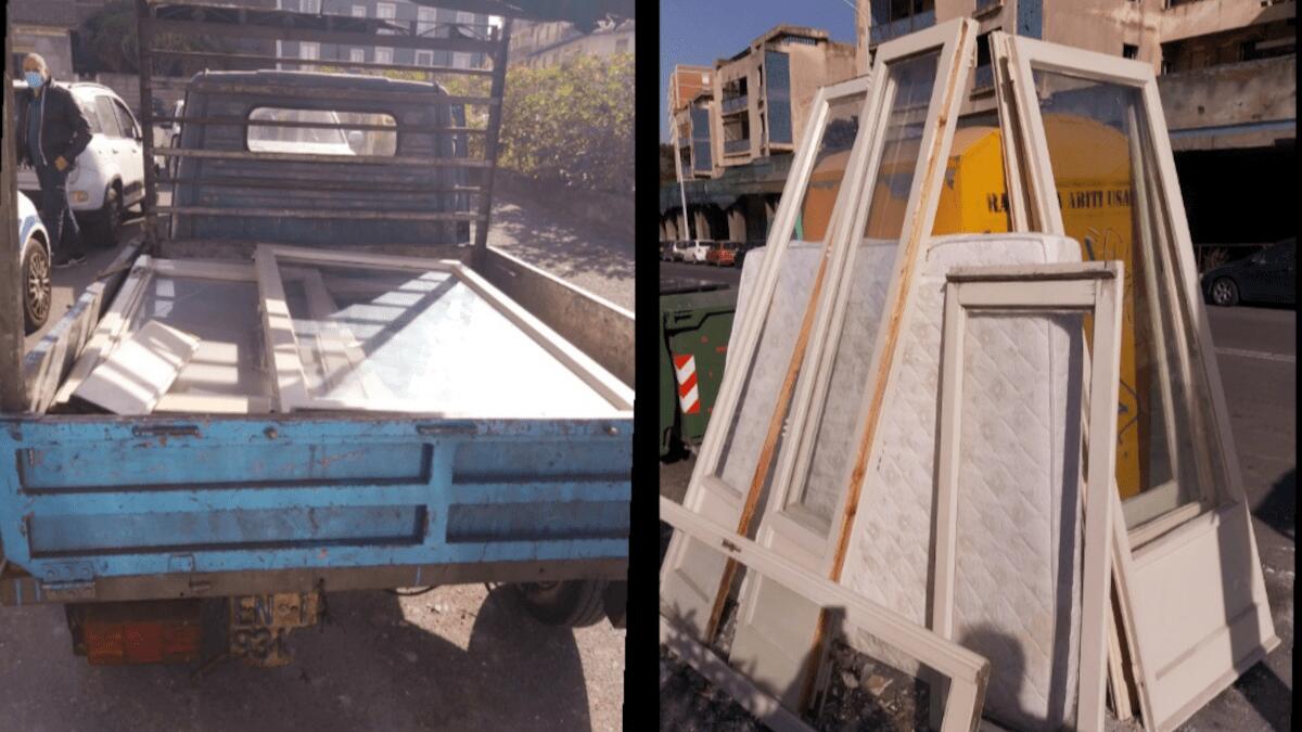 Scovato creatore di micro discarica in via Lorenzo Bernini: moto-ape senza assicurazione, targa, revisione - 