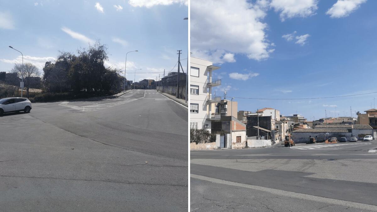 Piazza Ignazio Roberto necessita d’essere ultimata per la sicurezza di pedoni e automobilisti - 