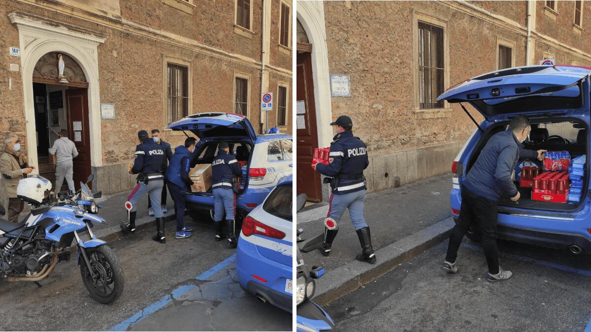 L’Ufficio Prevenzione Generale e Soccorso Pubblico dona alimenti per Pasqua, la raccolta fondi parte dai poliziotti - 