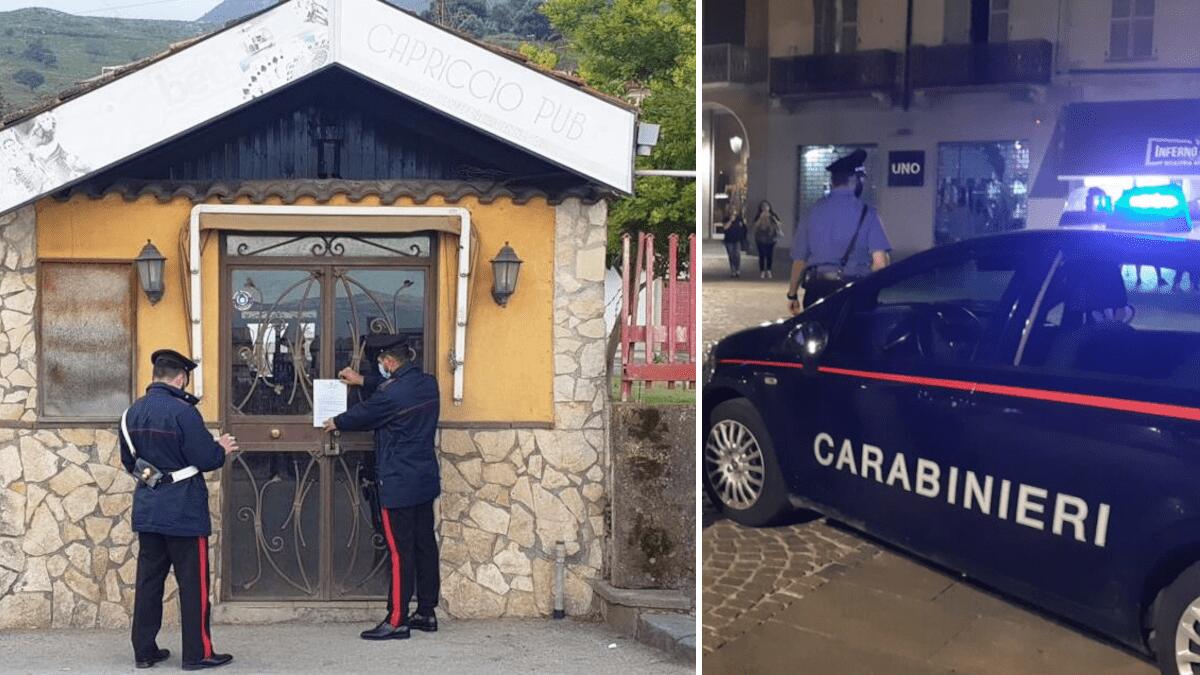 Palagonia: chiuso il bar “Capriccio” di via Vittorio Emanuele, in piena serata aperto e con clienti all’interno - 
