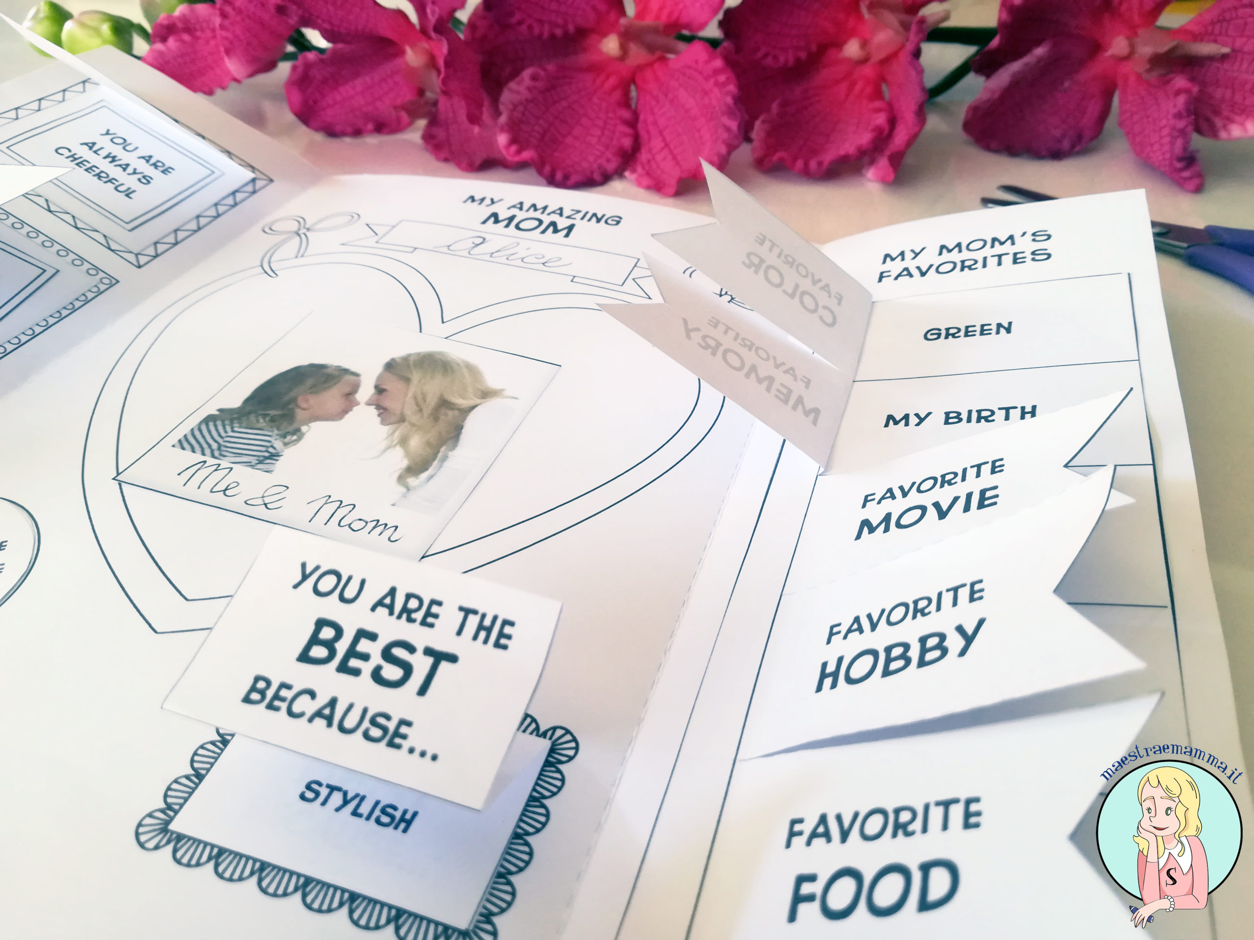 Festa della mamma - LAPBOOK in italiano e in inglese