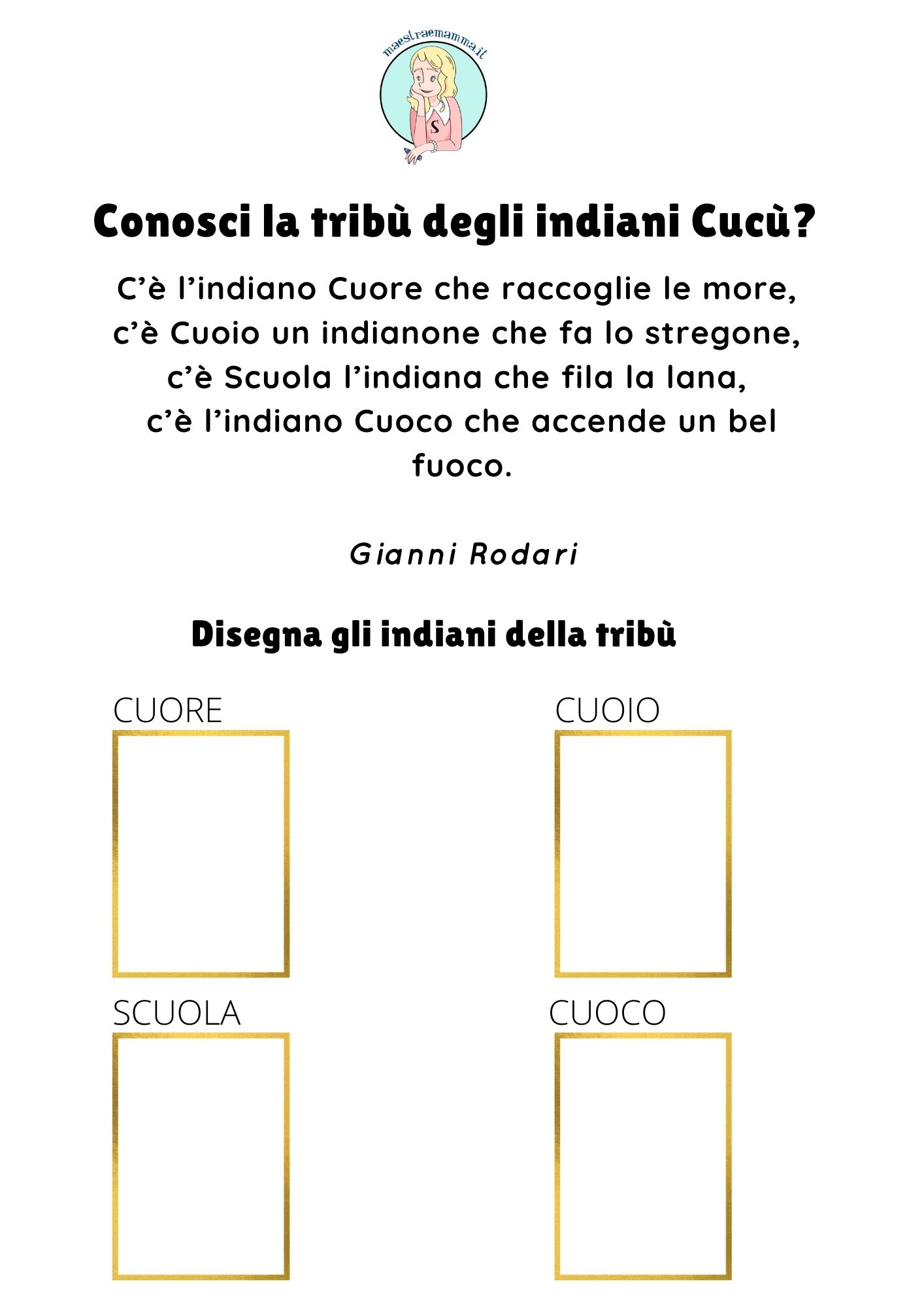 LA tribu degli indiani cucu scheda