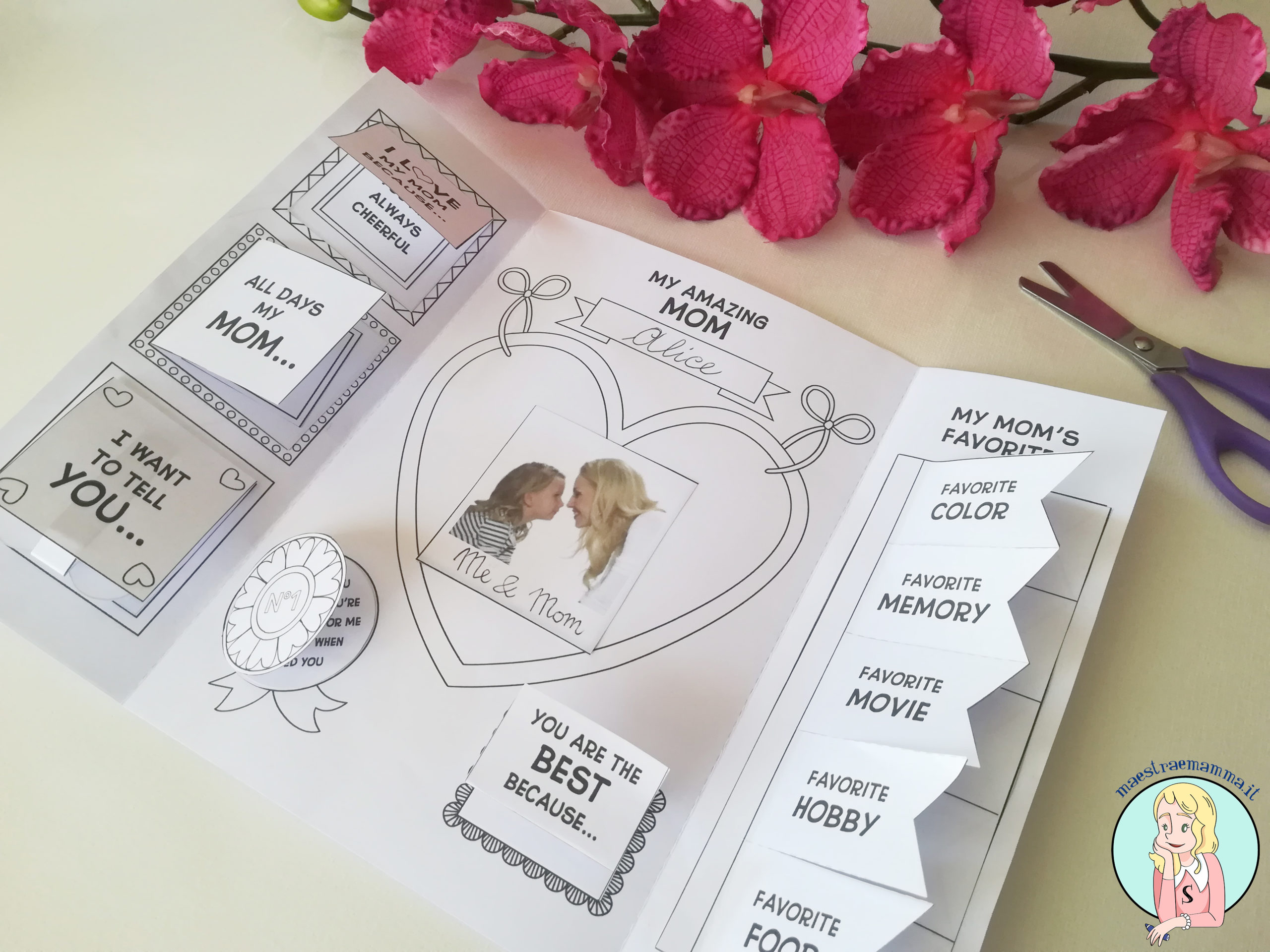 Festa della mamma - LAPBOOK in italiano e in inglese