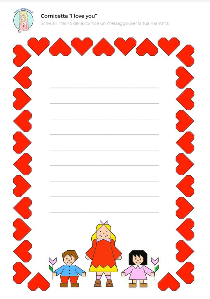 cornicetta-disegno-geometrico-festa-della-mamma-scuola-primaria-per-bambini-a-colori