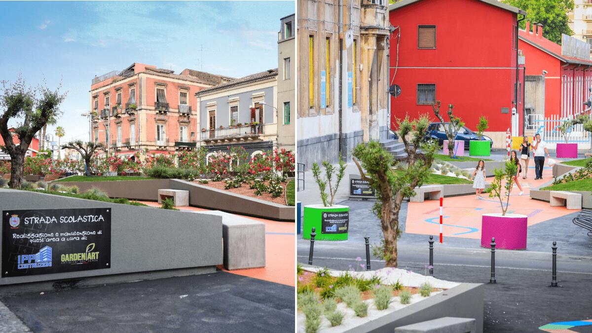 Privati donano alla scuola XX Settembre la prima “Strada Scolastica” in Sicilia (VIDEO) - 