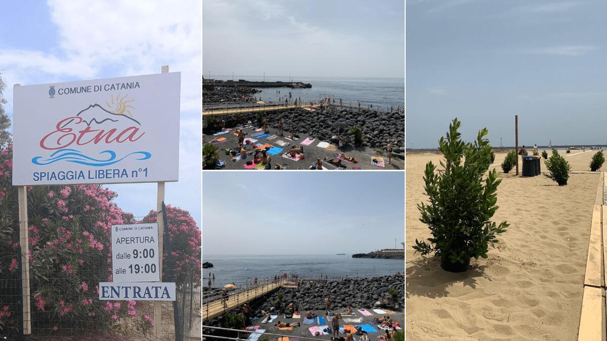 Finalmente anche i disabili godono del mare: installata passerella e aperta spiaggia libera n.1 “Etna” - 