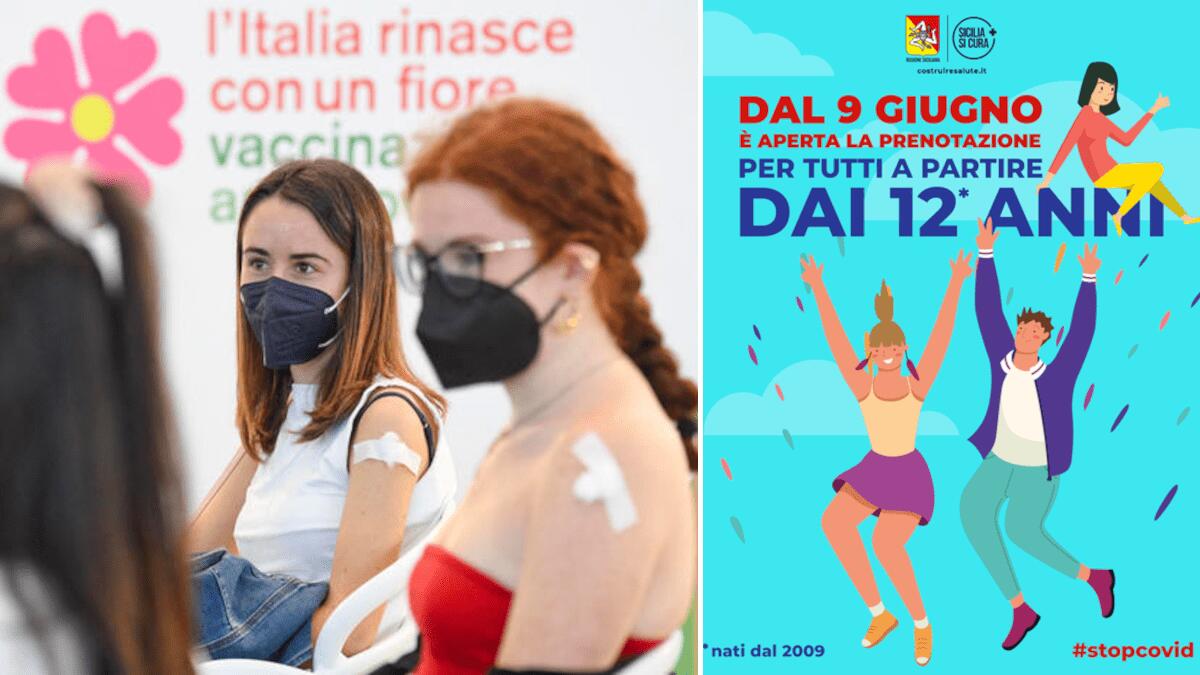 Campagna vaccinale: da oggi è possibile prenotare il vaccino anti Covid per i ragazzi tra 12 e 15 anni - 