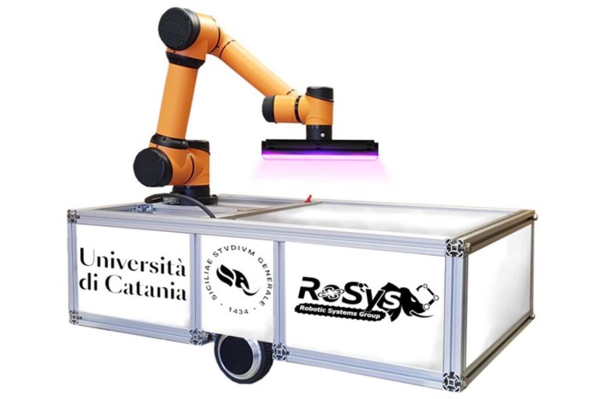 Covid, disinfestazione intelligente col robot "Arnold" creato dall'ateneo di Catania - 