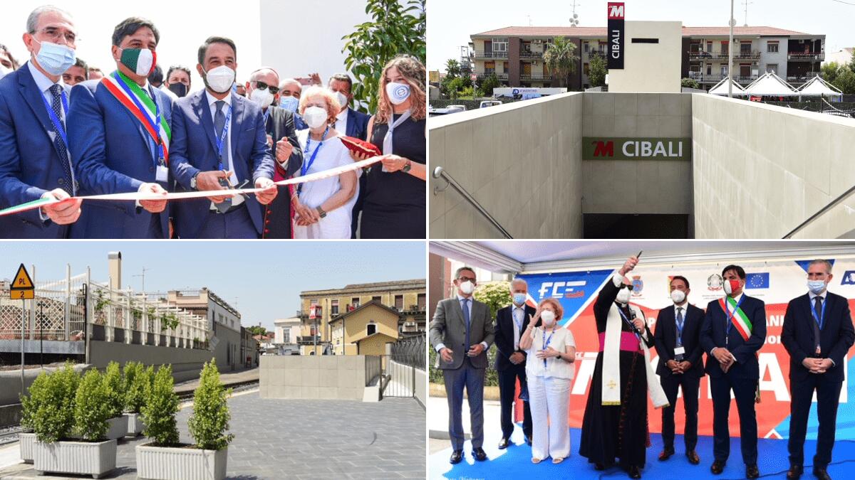 Inaugurata dopo dieci anni la decima stazione metropolitana a Cibali (FOTO E VIDEO) - 