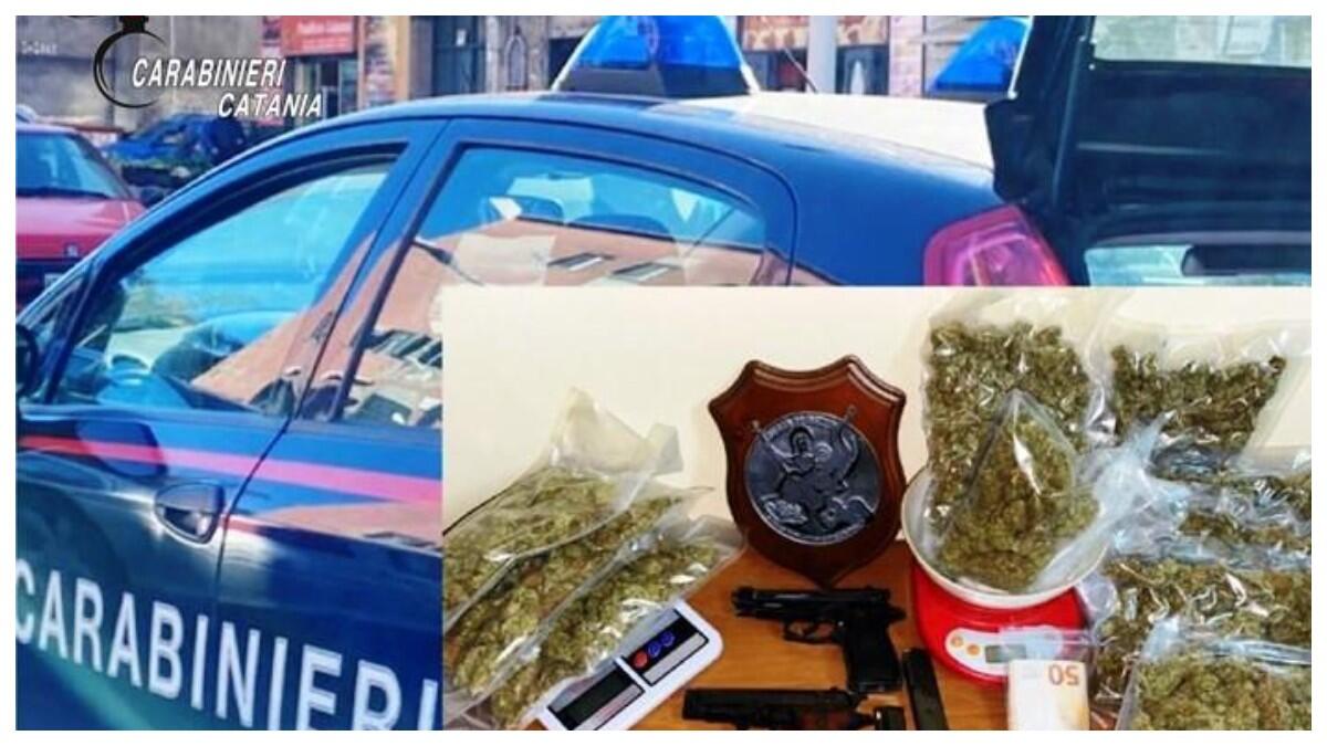 Scovato dai Carabinieri e arrestato per detenzione di armi e droga - 