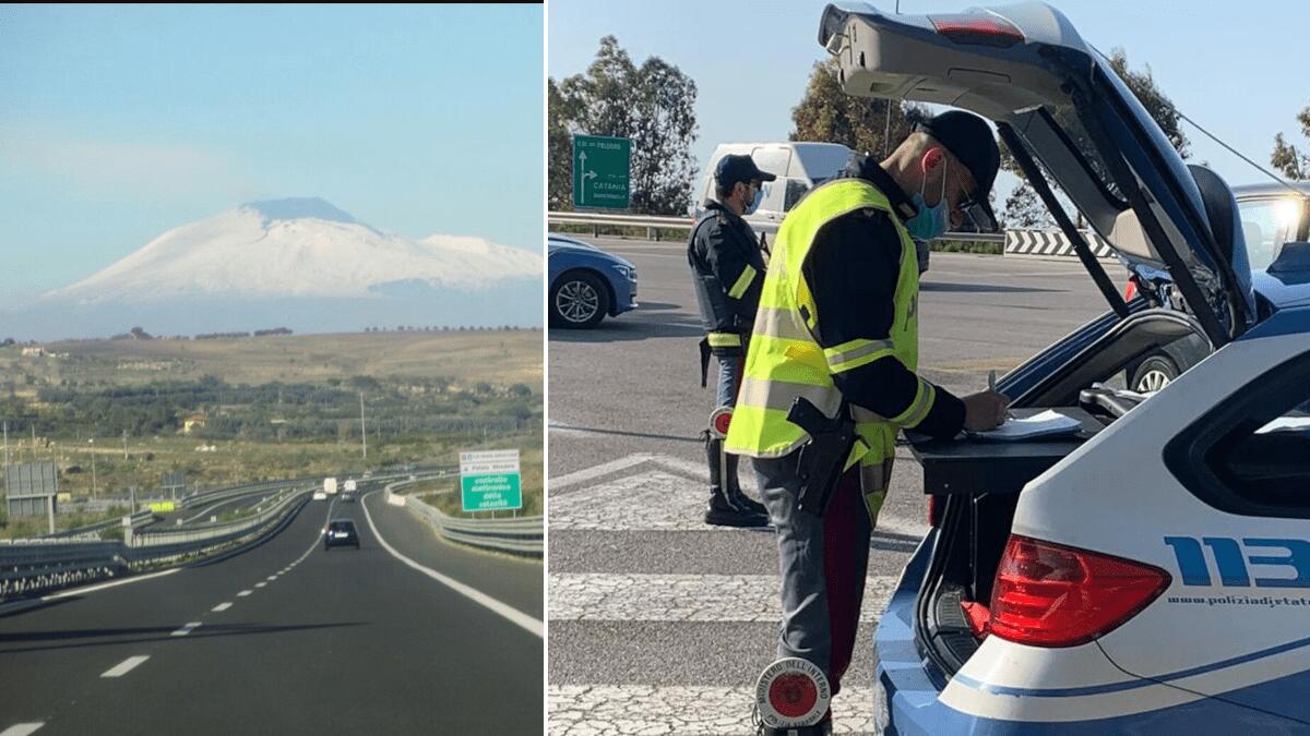 Soliti furbetti in tangenziale saltano il traffico dalla corsia d’emergenza, ritirate 14 patenti - 