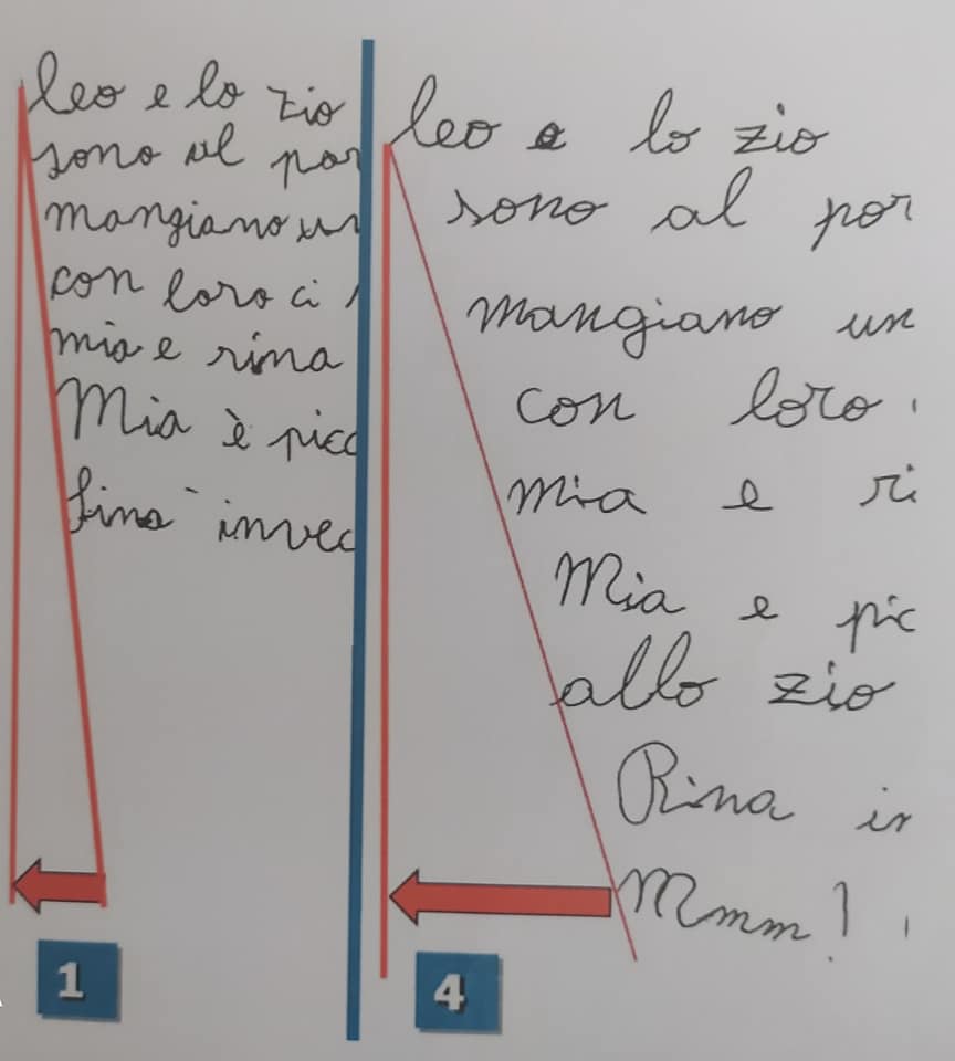 disgrafia-margine-sinistro-non-allineato