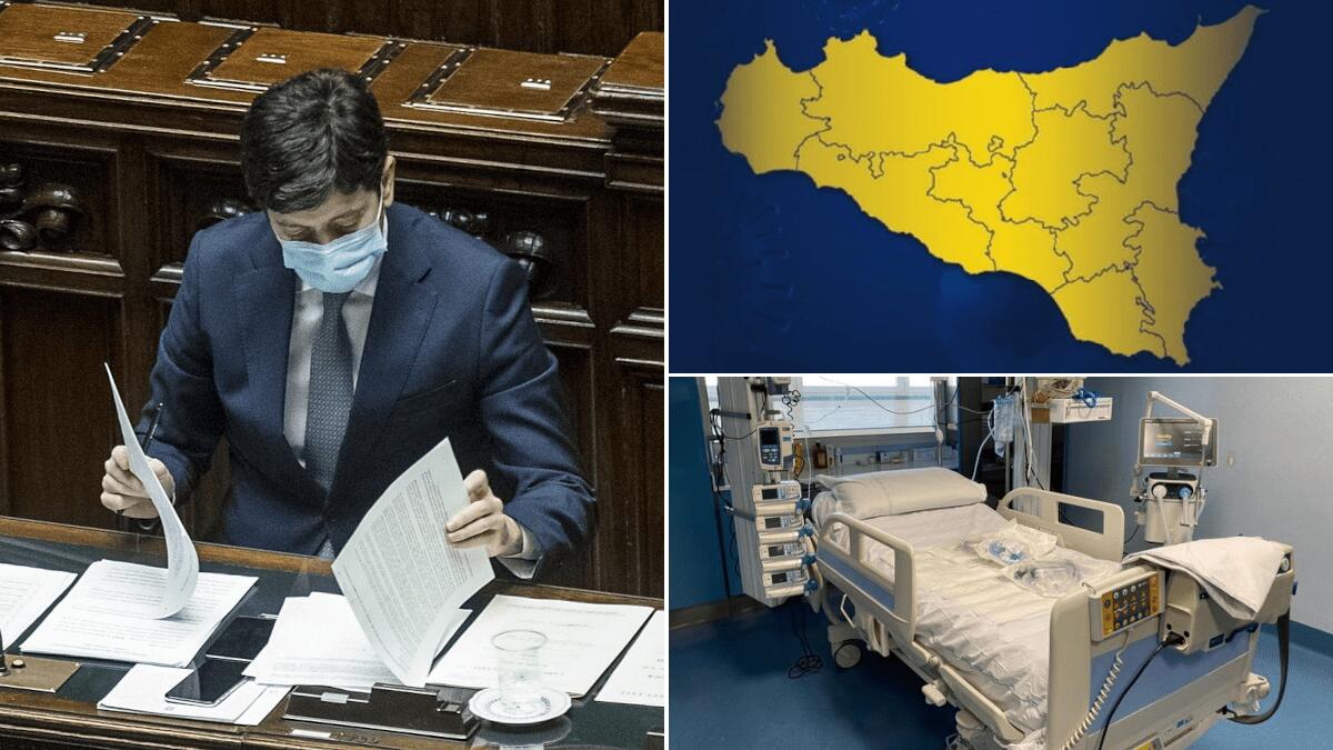 Sicilia nuovamente zona gialla, firmata l’ordinanza. 1.681 nuovi casi Covid (I DETTAGLI) - 