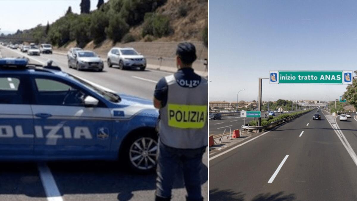 I furbetti della corsia d’emergenza in tangenziale trovano la Polizia, ritirate le patenti - 