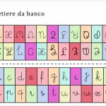 alfabetiere da banco pieghevole