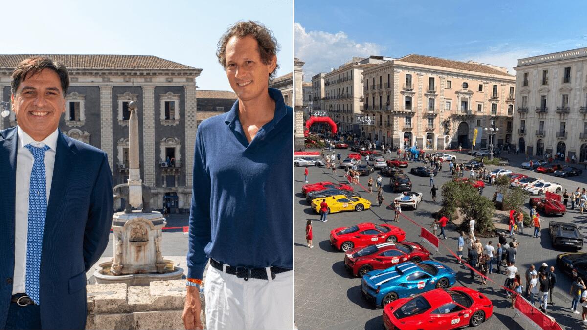 L’onda rossa ferrarista invade Catania, John Elkann ricevuto a Palazzo degli Elefanti - 