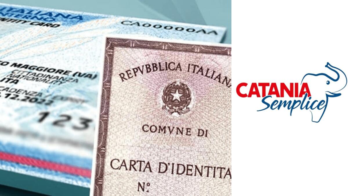 Nuovi servizi “Catania Semplice”: carta d’identità online per alcuni cittadini (I DETTAGLI) - 