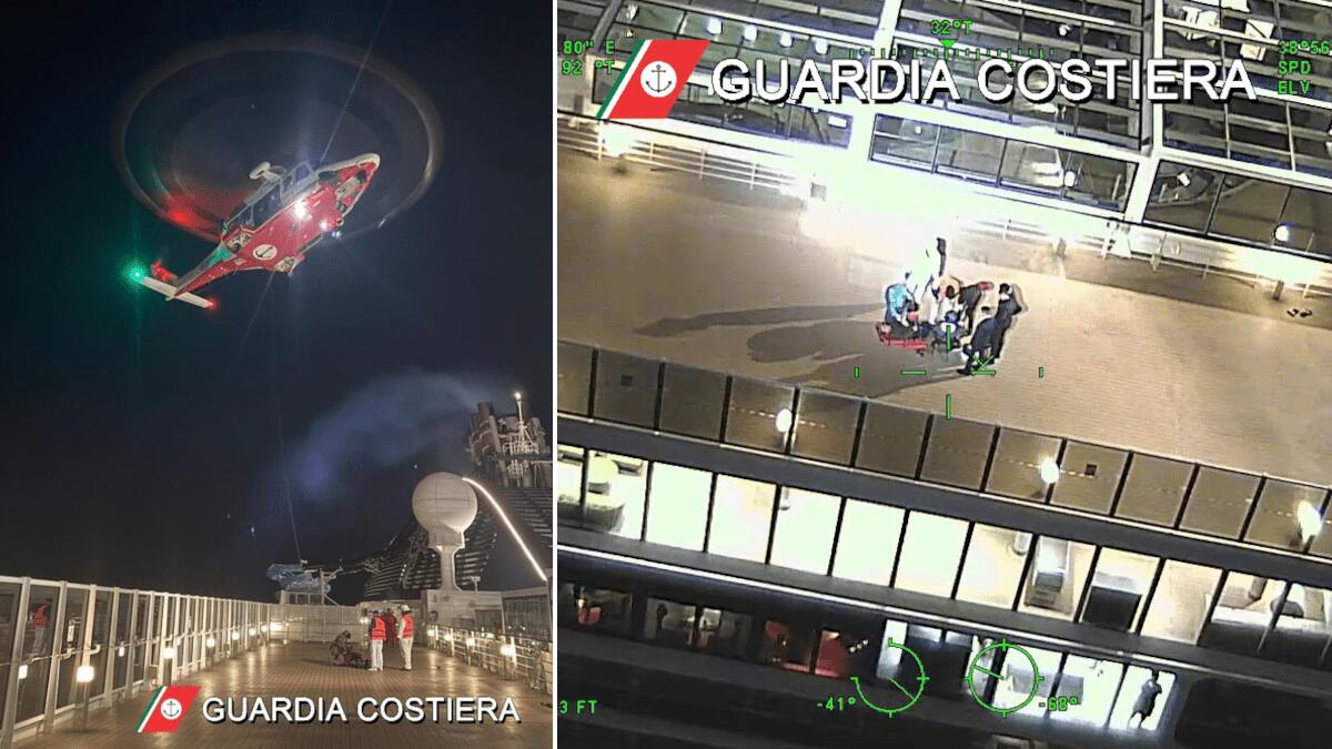 Shock settico su nave crociera, elisoccorso Guardia Costiera dall’aeroporto Fontanarossa (I FATTI) - 