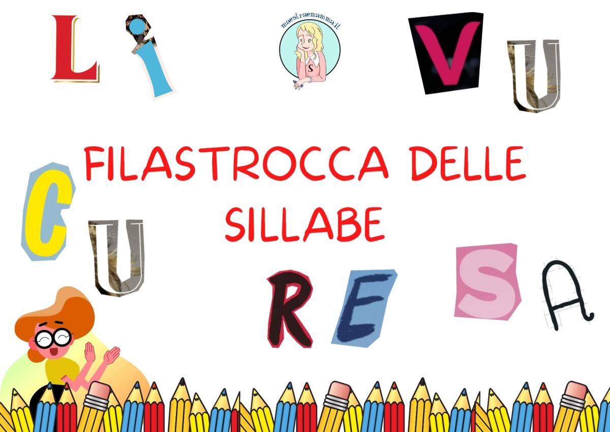 Filastrocca delle sillabe di Marzia Cabano - 
