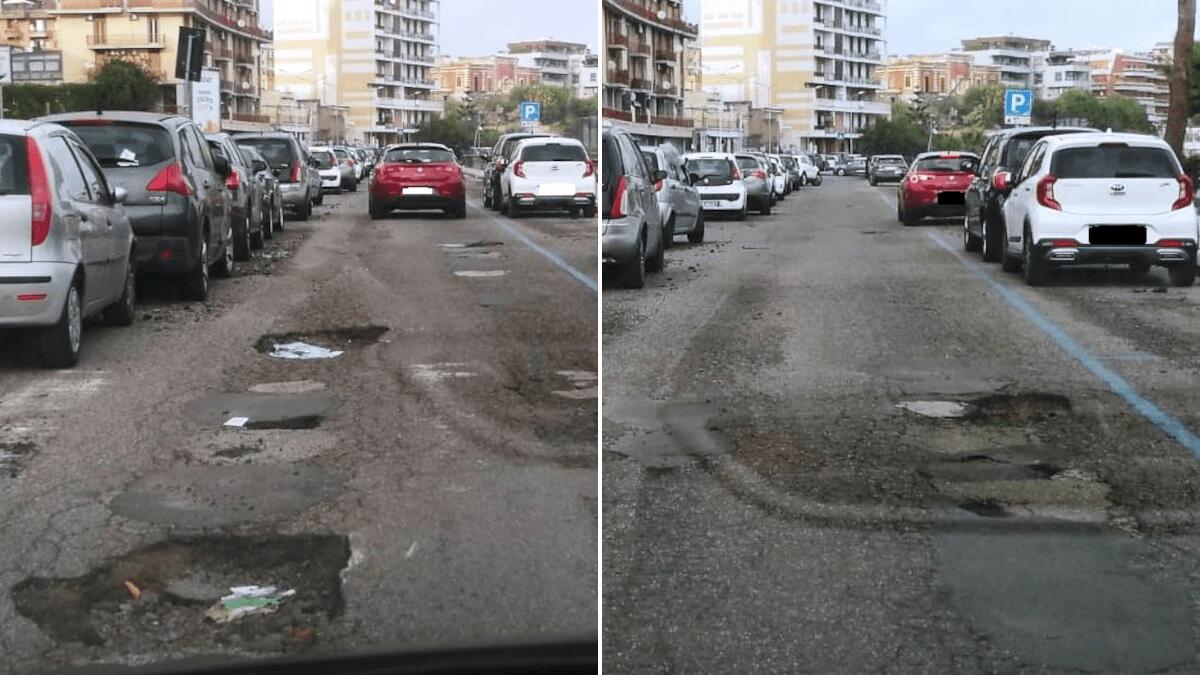 Nell’allerta meteo il consigliere è preoccupato per le buche: «Sono dappertutto e mettono in pericolo l’incolumità dei pedoni» - 