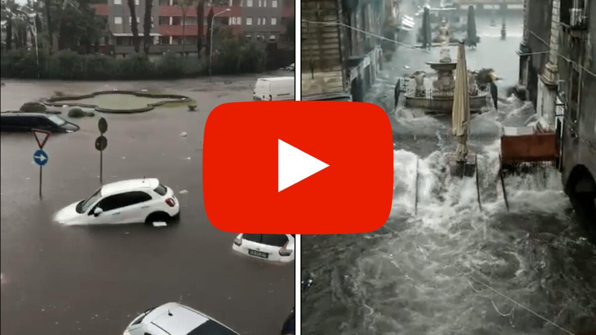 Nubifragio a Catania, centro e periferia allagati: un uomo è deceduto (VIDEO) - 