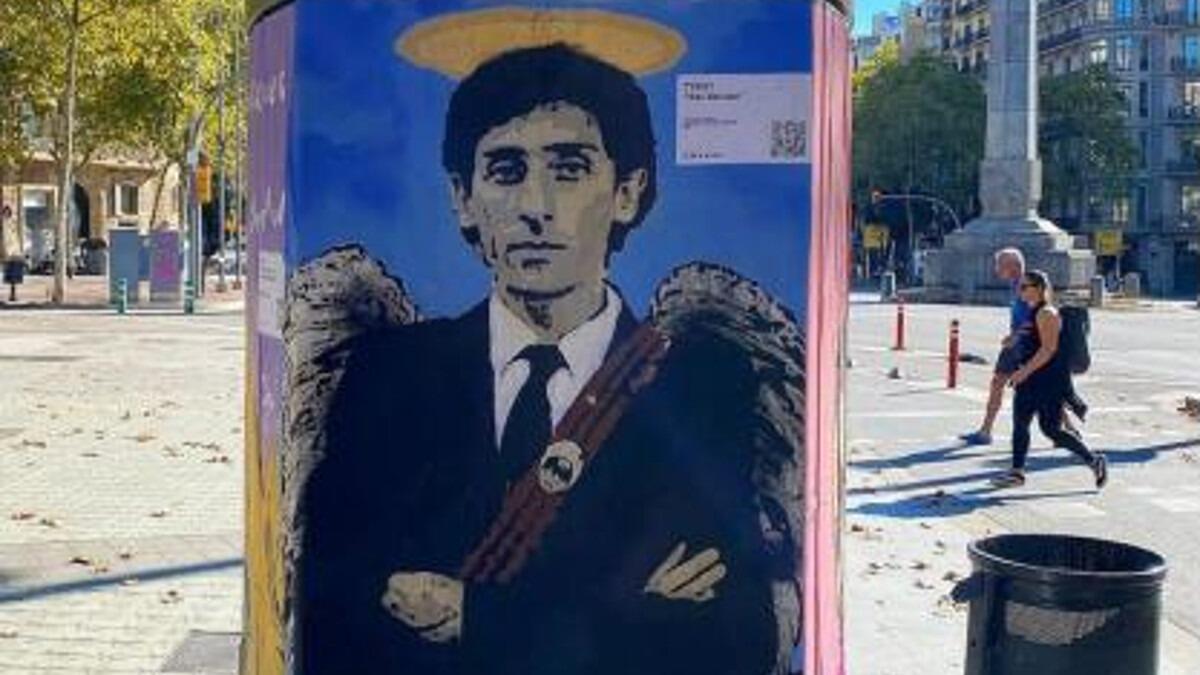 Un murale dedicato a Franco Battiato per le strade di Barcellona - 